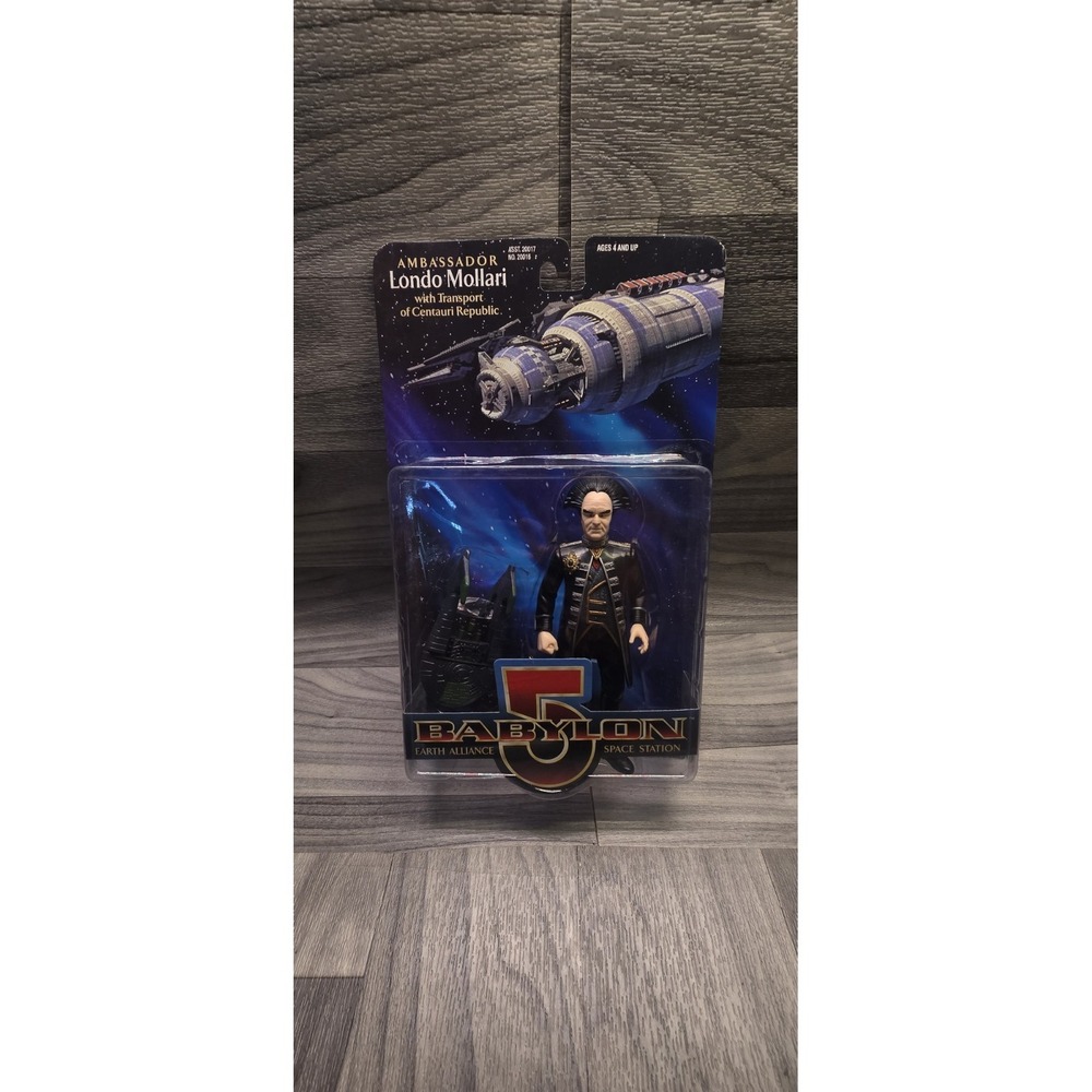 1997 BABYLON 5 AMBASSADOR LONDO MOLLARI W/TRANSPORT  Action Figure